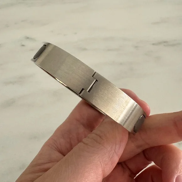 Hermes Jet Bracelet Etain T5 - Picture 3 of 11